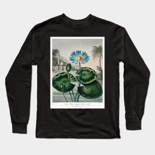 The Blue Egyptian Water-lily Long Sleeve T-Shirt